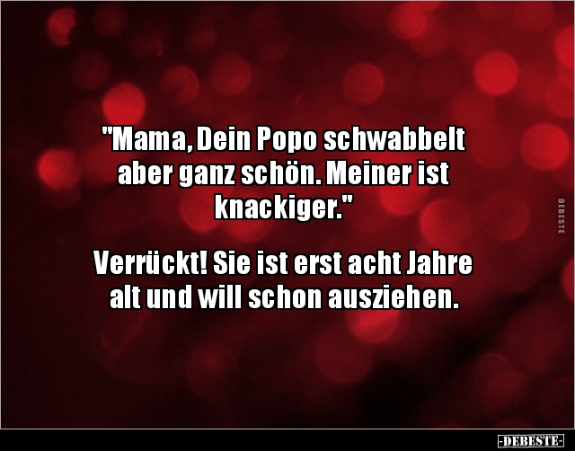"Mama, Dein Popo schwabbelt aber ganz schön..." - Lustige Bilder | DEBESTE.de