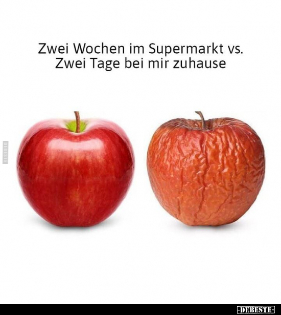 Zwei Wochen im Supermarkt vs. Zwei Tage bei mir zuhause.. - Lustige Bilder | DEBESTE.de