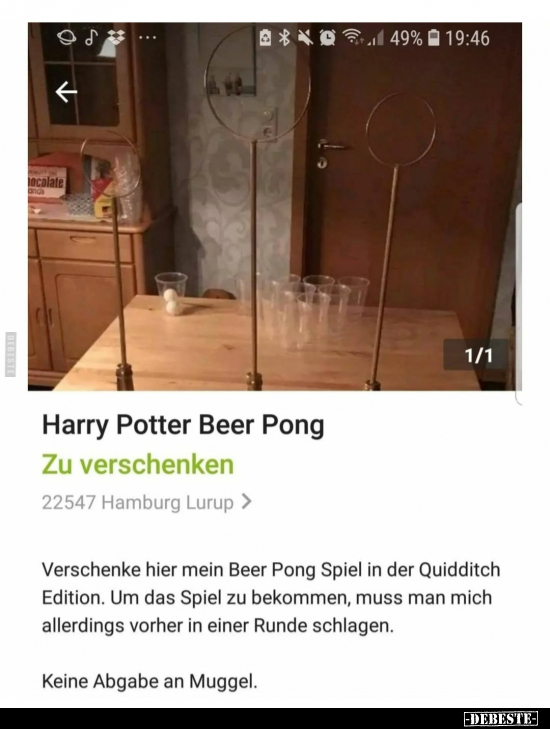 Harry Potter Beer Pong.. - Lustige Bilder | DEBESTE.de