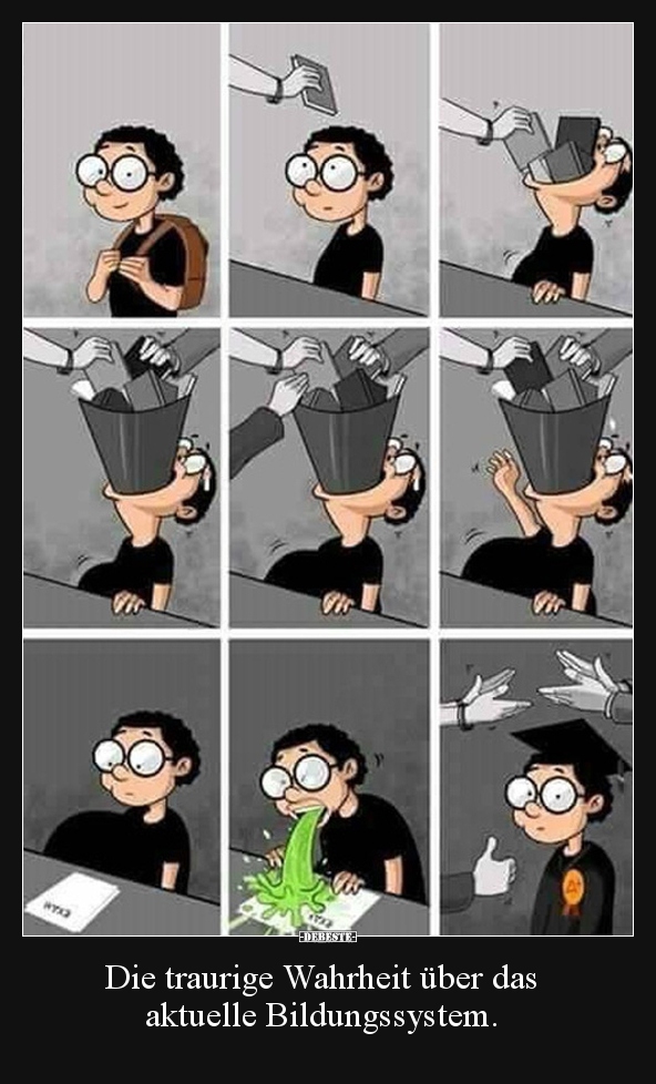 Die traurige Wahrheit über das aktuelle Bildungssystem... - Lustige Bilder | DEBESTE.de