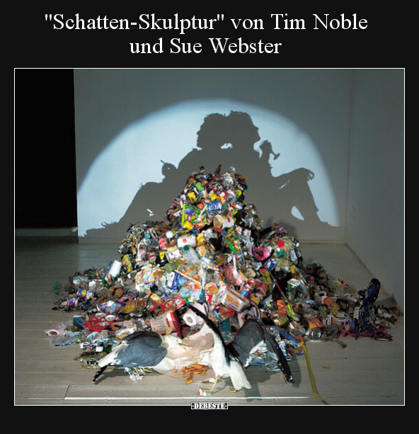 "Schatten-Skulptur" von Tim Noble und Sue Webster.. - Lustige Bilder | DEBESTE.de