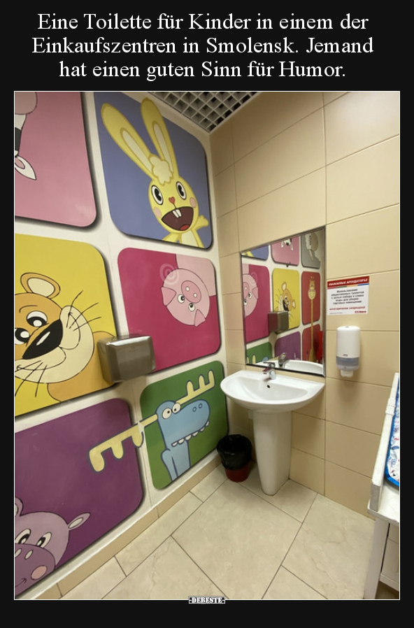 Eine Toilette für Kinder in einem der Einkaufszentren in.. - Lustige Bilder | DEBESTE.de
