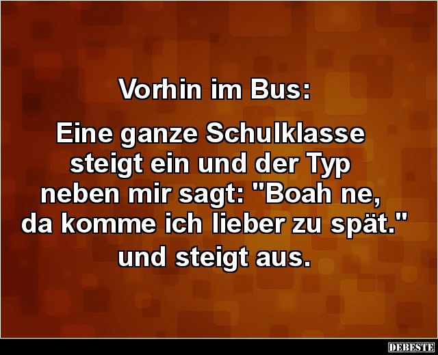 Vorhin im Bus.. - Lustige Bilder | DEBESTE.de