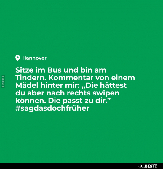 Sitze im Bus und bin am Tindern.. - Lustige Bilder | DEBESTE.de