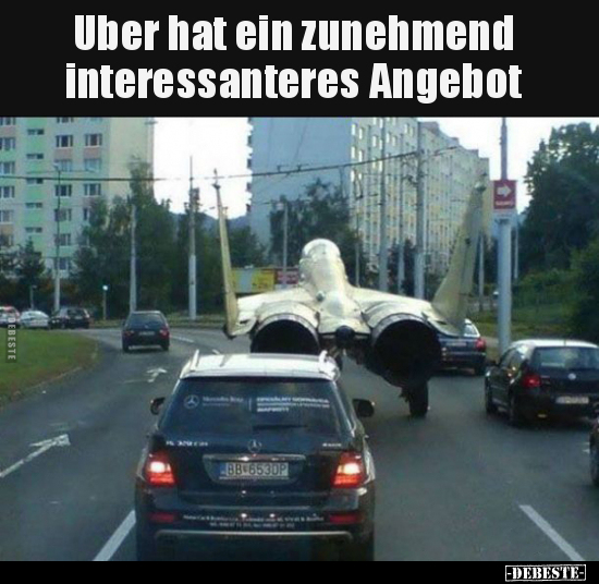 Uber hat ein zunehmend interessanteres Angebot.. - Lustige Bilder | DEBESTE.de