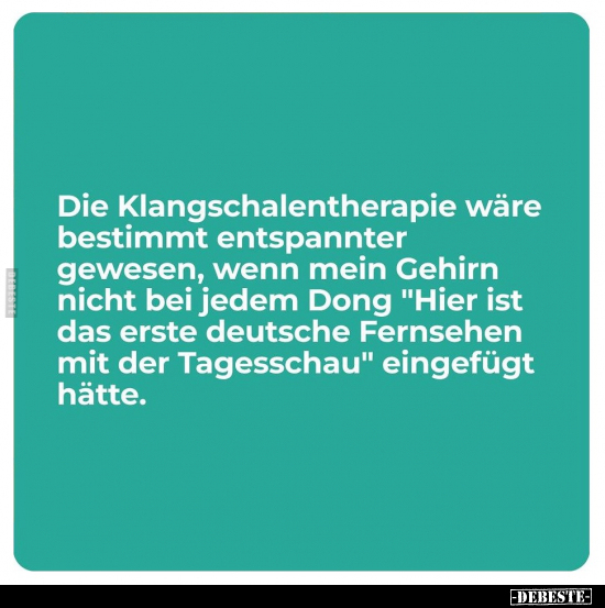 Die Klangschalentherapie wäre bestimmt entspannter gewesen.. - Lustige Bilder | DEBESTE.de