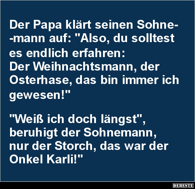 Der Papa klärt seinen Sohnemann auf.. - Lustige Bilder | DEBESTE.de