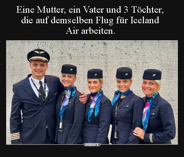 Eine Mutter, ein Vater und 3 Töchter, die auf demselben.. - Lustige Bilder | DEBESTE.de
