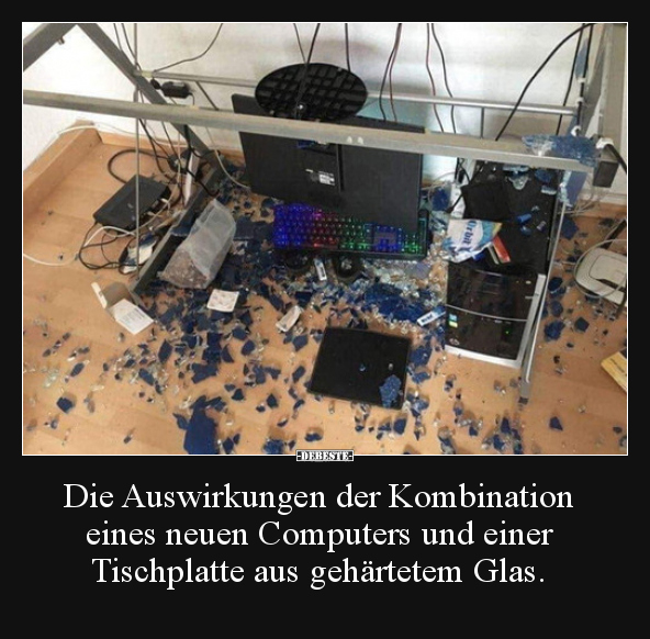 Die Auswirkungen der Kombination eines neuen Computers und.. - Lustige Bilder | DEBESTE.de