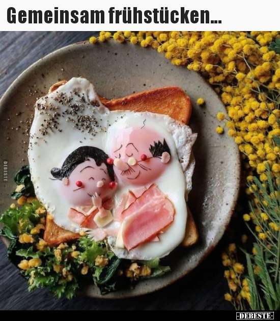 Gemeinsam frühstücken... - Lustige Bilder | DEBESTE.de