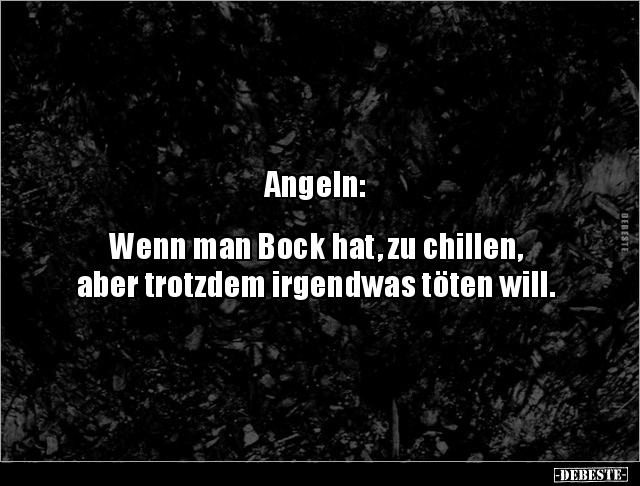Angeln: Wenn man Bock hat, zu chillen, aber trotzdem.. - Lustige Bilder | DEBESTE.de