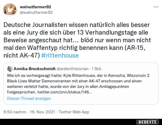 Deutsche Journalisten wissen natürlich alles besser als.. - Lustige Bilder | DEBESTE.de