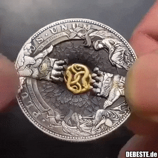 Antike Münze mit Ring. - Lustige Bilder | DEBESTE.de