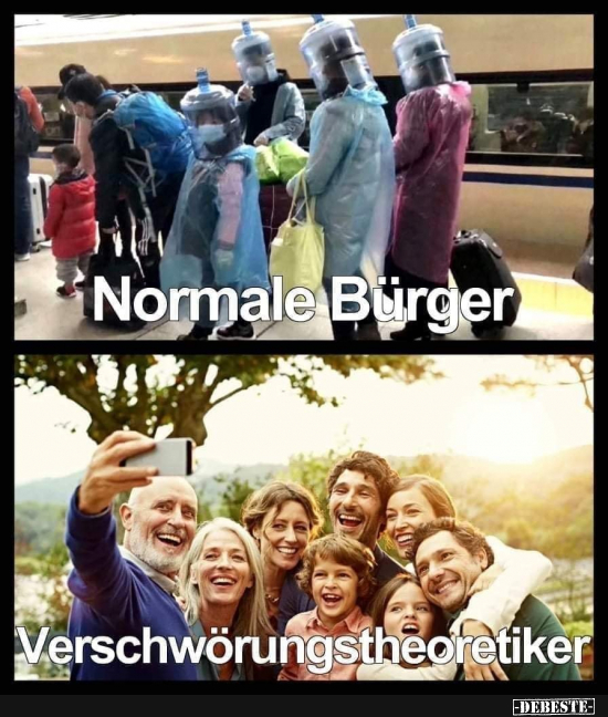 Normale Bürger VS Verschwörungstheoretiker. - Lustige Bilder | DEBESTE.de