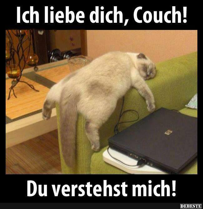 Ich liebe dich Couch! Du verstehst mich! - Lustige Bilder | DEBESTE.de