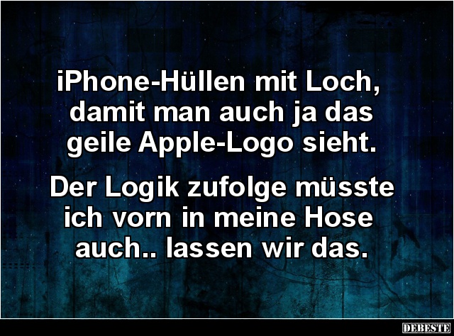 iPhone-Hüllen mit Loch, damit man auch ja das geile.. - Lustige Bilder | DEBESTE.de