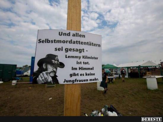 Und allen Selbstmordattentätern sei gesagt.. - Lustige Bilder | DEBESTE.de