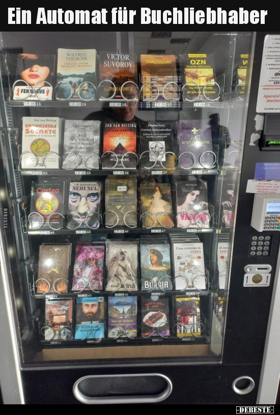 Ein Automat für Buchliebhaber.. - Lustige Bilder | DEBESTE.de