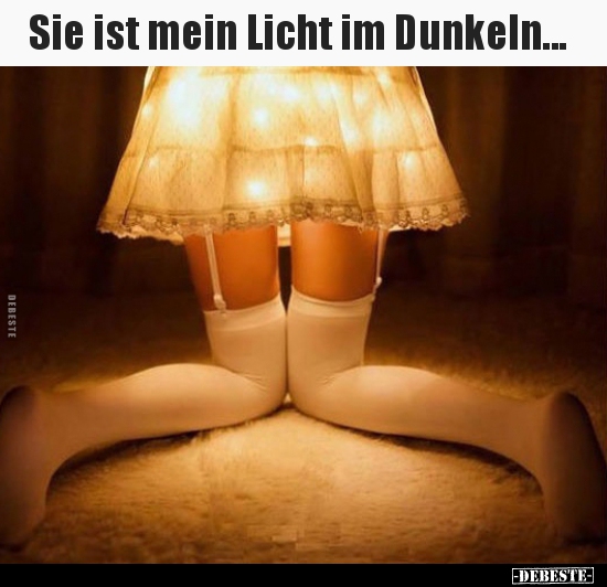 Sie ist mein Licht im Dunkeln... - Lustige Bilder | DEBESTE.de