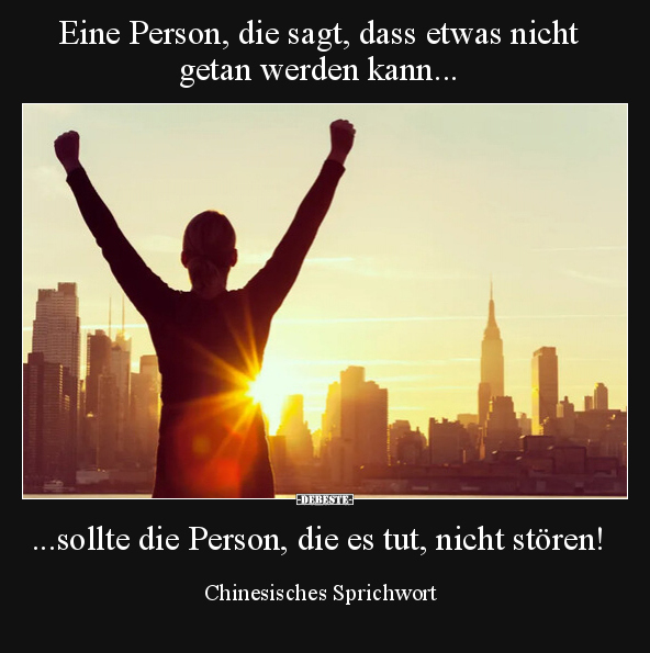 Eine Person, die sagt, dass etwas nicht getan werden.. - Lustige Bilder | DEBESTE.de