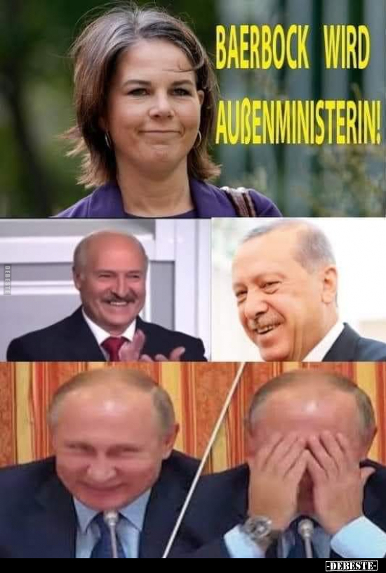 Baerbock wird Außenministerin!.. - Lustige Bilder | DEBESTE.de
