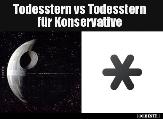 Todesstern vs Todesstern für Konservative.. - Lustige Bilder | DEBESTE.de