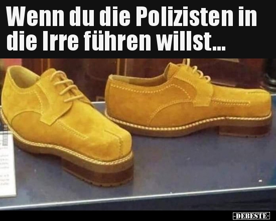 Wenn du die Polizisten in die Irre führen willst... - Lustige Bilder | DEBESTE.de