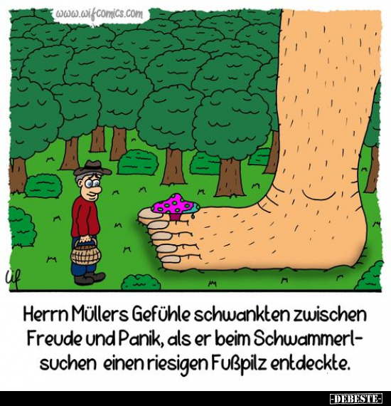 Herrn Müllers Gefühle schwankten zwischen Freude und Panik.. - Lustige Bilder | DEBESTE.de