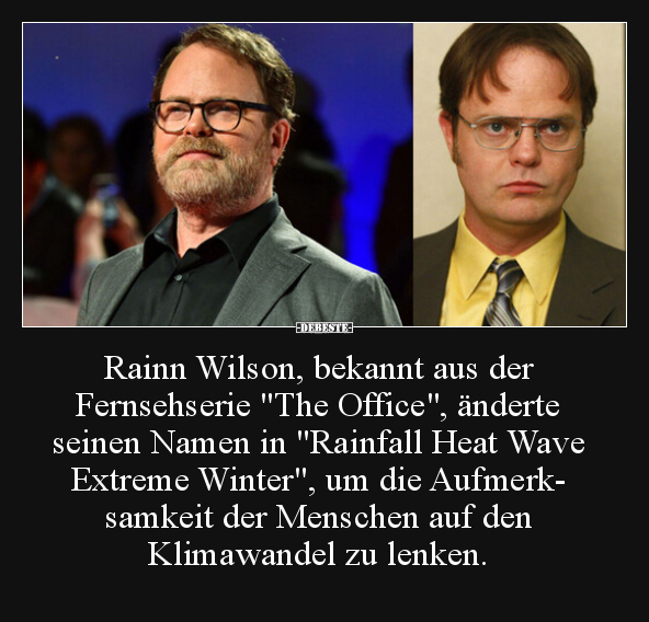 Rainn Wilson, bekannt aus der Fernsehserie "The Office".. - Lustige Bilder | DEBESTE.de