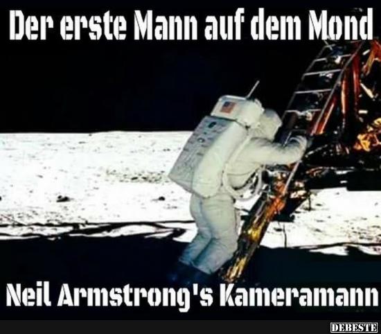 Der erste Mann auf dem Mond.. - Lustige Bilder | DEBESTE.de