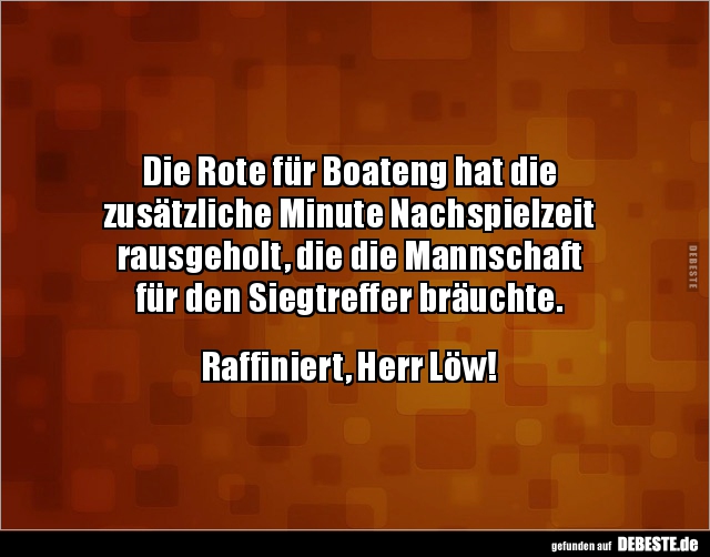 Die Rote für Boateng hat die zusätzliche Minute.. - Lustige Bilder | DEBESTE.de