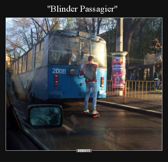 "Blinder Passagier".. - Lustige Bilder | DEBESTE.de