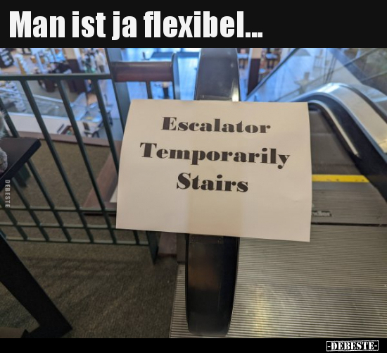 Man ist ja flexibel... - Lustige Bilder | DEBESTE.de