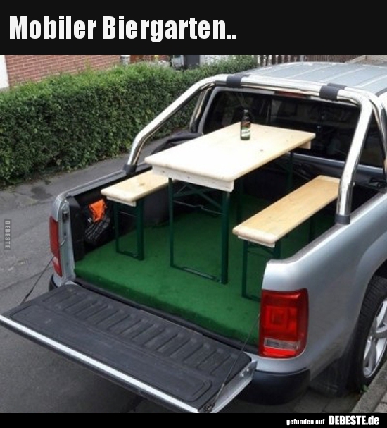 Mobiler Biergarten.. - Lustige Bilder | DEBESTE.de
