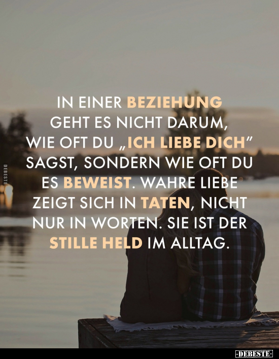 In einer Beziehung geht es nicht darum.. - Lustige Bilder | DEBESTE.de