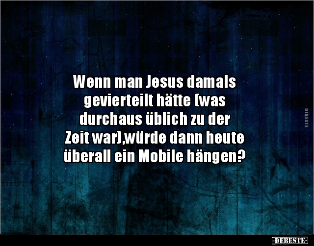 Wenn man Jesus damals gevierteilt hätte.. - Lustige Bilder | DEBESTE.de