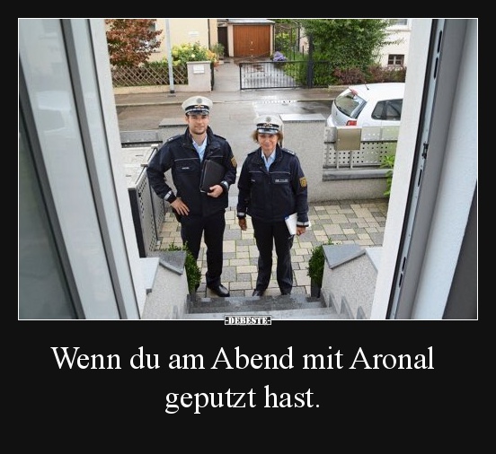 Wenn du am Abend mit Aronal geputzt hast. - Lustige Bilder | DEBESTE.de