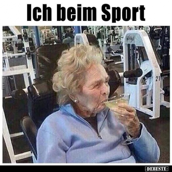 Ich beim Sport... - Lustige Bilder | DEBESTE.de