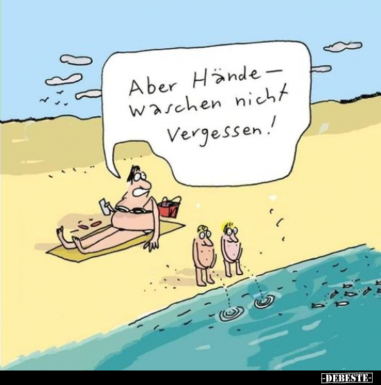 Aber Händewaschen nicht vergessen!.. - Lustige Bilder | DEBESTE.de