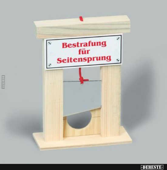 Bestrafung für Seitensprung.. - Lustige Bilder | DEBESTE.de