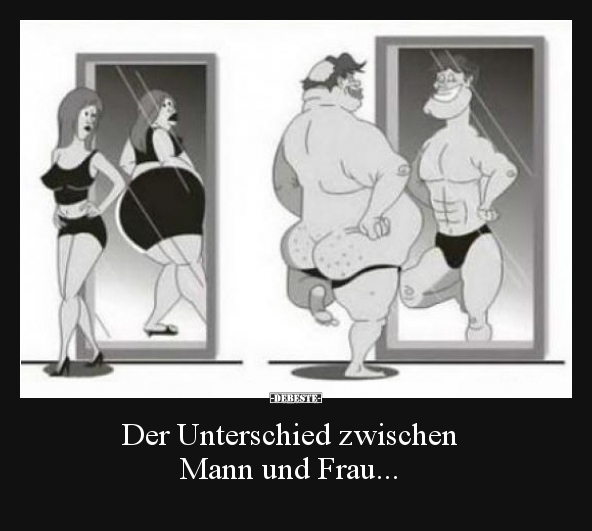 36+ Spiegelbild sprueche , Der Unterschied zwischen Mann und Frau... Lustige Bilder, Sprüche, Witze, echt lustig