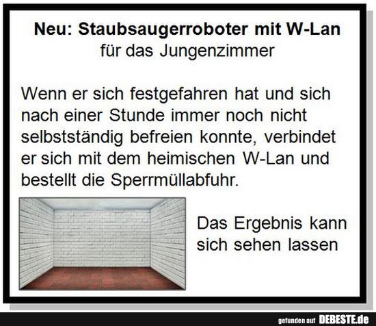 Neu: Staubsaugerroboter mit W-Lan.. - Lustige Bilder | DEBESTE.de