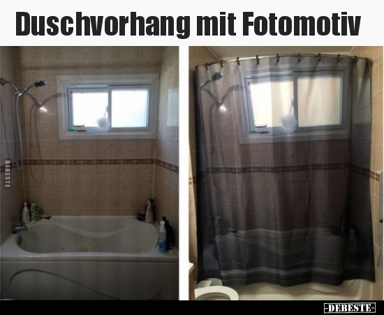 Duschvorhang mit Fotomotiv.. - Lustige Bilder | DEBESTE.de