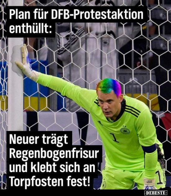 Plan für DFB-Protestaktion enthüllt: Neuer trägt.. - Lustige Bilder | DEBESTE.de