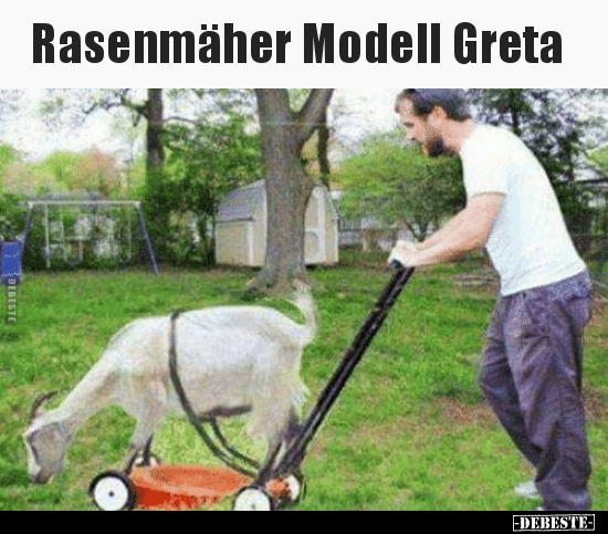 Rasenmäher Modell Greta.. - Lustige Bilder | DEBESTE.de