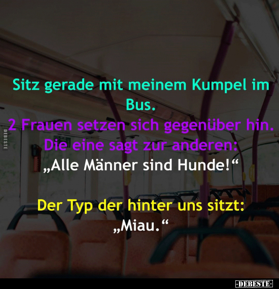 Sitz gerade mit meinem Kumpel im Bus.. - Lustige Bilder | DEBESTE.de