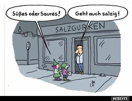 Süßes oder Saures!.. - Lustige Bilder | DEBESTE.de