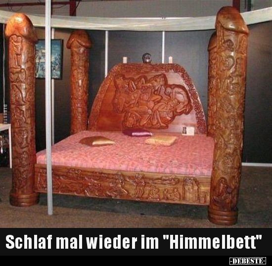 Schlaf mal wieder im "Himmelbett".. - Lustige Bilder | DEBESTE.de