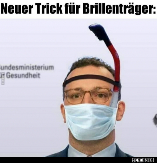 Neuer Trick für Brillenträger.. - Lustige Bilder | DEBESTE.de