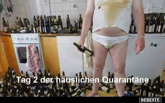 Tag 2 der häuslichen Quarantäne... - Lustige Bilder | DEBESTE.de